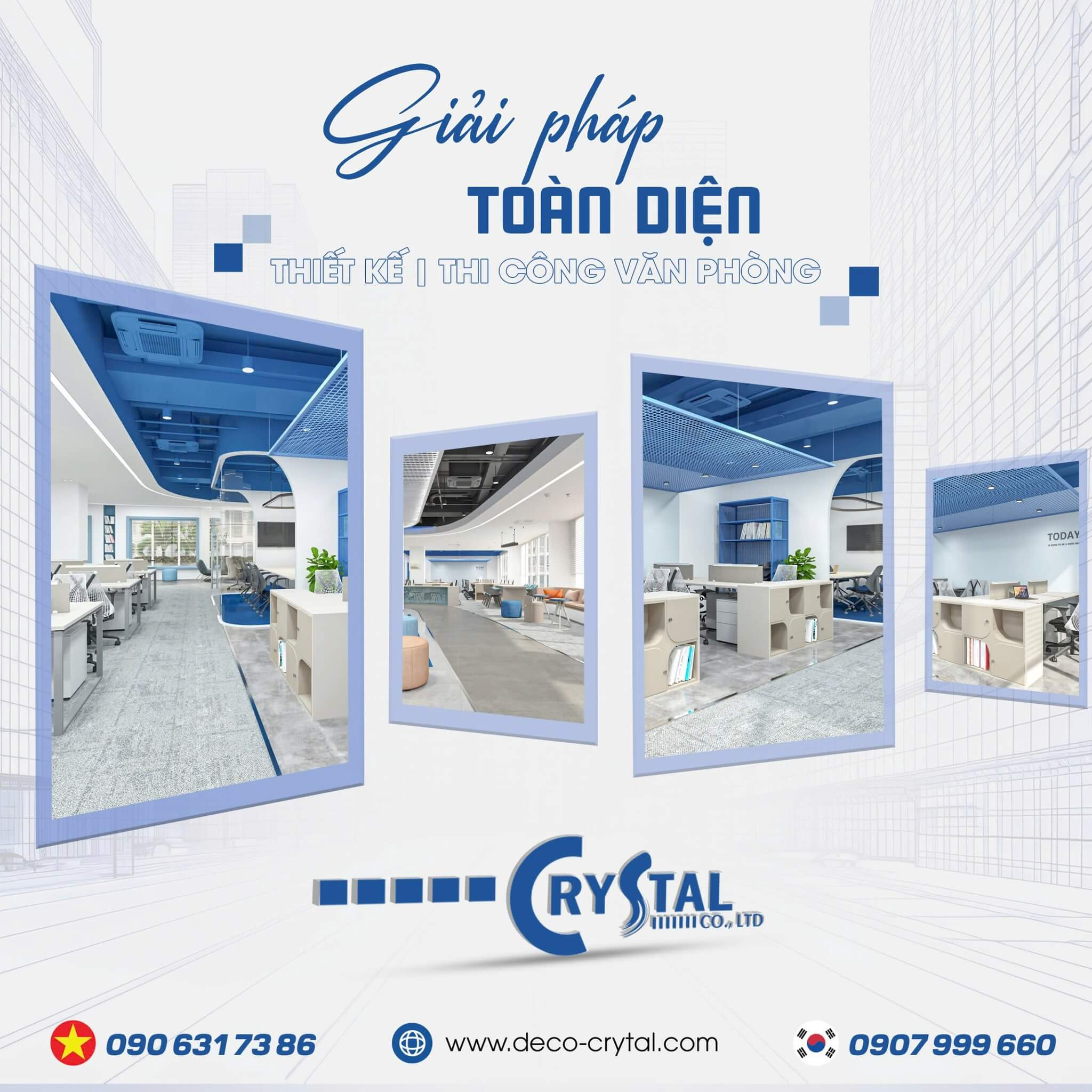 Thi công văn phòng trọn gói